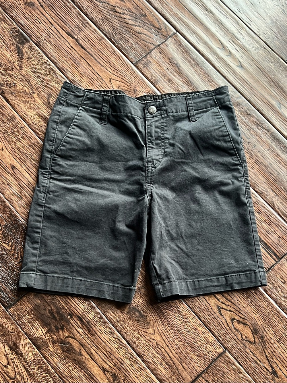Volcom Men's Black Flat Front Shorts